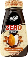 6PAK Sos Zero 500 ml Syrop 0 kcal Czekolada Migdał