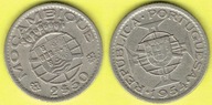 MOZAMBIK 2 1/2 ESCUDOS 1954 r.