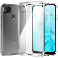 PANCIEROVÉ PUZDRO PRE XIAOMI REDMI 9C | CASE SILIKÓN GUMOVÉ SLIM SHOCK + SKLO