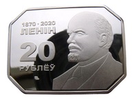 WITEBS 20 RUBLI 2020 LENIN - KOLOR 31x40mm PROOF