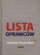 LISTA OPRAWCÓW - TADEUSZ PŁUŻAŃSKI