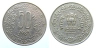 8598. INDIE, 50 PAISE, 1985