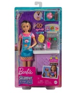 Lalka Barbie Skipper Pierwsza praca Bar z przekąskami