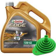 Olej Castrol Edge 10W-60 C8 Super Car 4L + Lejek