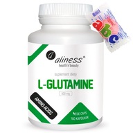 ALINESS L-GLUTAMINE GLUTAMIN 500 mg 100 VEGE kaps ČREVÁ METABOLIZ ŽALÚDOK