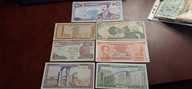 ZESTAW 7 BANKNOTÓW LIBAN IRAK WENEZUELA