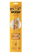 WOOLF EARTH NOOHIDE with RABBIT / Kolagénové hryzátko so zajačikom XL 85g