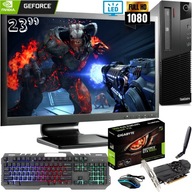 Zestaw M83 i5 3.0GH 4/500GB GTX1050Ti LED23'' W10