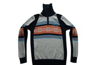 KARI TRAA__DÁMSKY SVETER VOSSA ZIP KNIT WOOL__M