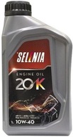 Syntetický motorový olej Selenia 20k 1 l 10W-40
