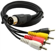 Prolech 4321# kábel 4x RCA (cinch) - DIN 5-pin 1,5m