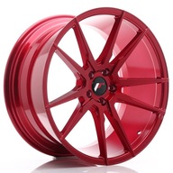 Japan Racing JR21 20x10 ET40 5x112 Platinium Red kpl 4 sztuki + ceramika