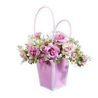 Papierová taška na kvety kytice 34 cm ako darček svadba Deň matiek