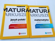 Zestaw MATURA 2024 Arkusze POLSKI + MATEMATYKA x2 Egzamin Repetytorium Lice