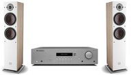 2× Podlahové reproduktory Dali Oberon 7 180 W + Amplituner Cambridge Audio AXR100D 2.1 strieborný