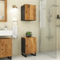 Kúpeľňová skrinka 38x33x58 cm masívne mangovníkové drevo