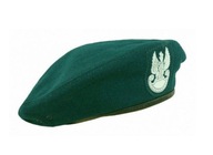 Wojskowy Beret zielony 418/MON drukowany orzeł