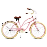 Rower beach Cruiser damski 26 cali damka LOLA RoyalBi 3 biegi shimano retro