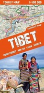 TIBET TYBET HIMALAJE MONT EVEREST TREKKING MAPA L