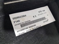plato boot rear part Mercedes E W212 sedan black