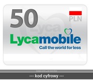 Doładowanie LycaMobile 50zł