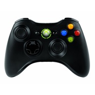 Oryginalny bezprzewodowy pad kontroler Microsoft Xbox 360 Czarny Model 1403
