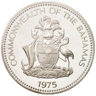 Moneta, Bahamy, Elizabeth II, 10 Dollars, 1975, Fr