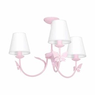 ŻYRANDOL LED ŻYRANDOL DO SALONU ALICE PINK 3xE14