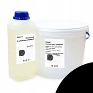 Fekete epoxigyanta beton padló erkély terasz garázs 7 kg