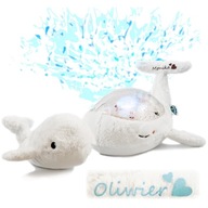 Veľryba šumiaci medvedík s lampičkou projektora nočná lampička pre deti + meno