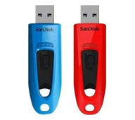 PenDrive SanDisk Ultra 2x64GB 130 MB/s Pamieć przenośna Niebieski Czerwony