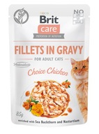 Karma dla kota BRIT Fillets In Gravy Kurczak 85 g