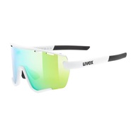 Okulary przeciwsłoneczne UVEX Sportstyle 236 Set white matt/mirror green
