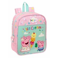 Školský batoh Peppa Pig Ice cream Ružový 22 x 27 x 10 cm