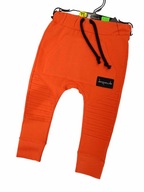 Teplákové nohavice DESPACITO oranžová veľ. 134