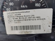 dials clock MEGANE SCENIC and 1.6 B 7700847782
