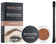 pomáda na obočie Makeup Revolution SOFT BROWN
