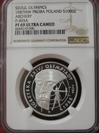 NGC 1000 ZŁ IGRZYSKA XXIV OLIMPIADY,PRÓBA PF69