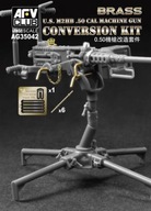 AFV Club AG35042 U.S. M2HB .50 Cal Machine Gun 1/35 Hobby Plastic Model Kit