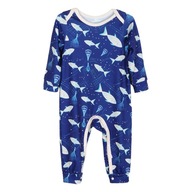Wiosenna jesienna śpioszki dla niemowląt nowonarodzona piżama z kreskówek Playsuit urocza okrągła L