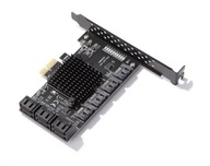 Kontroler Adapter Karta PCI-E 1x na 10x SATA 3