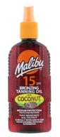 Malibu Bronzing Coconut Opaľovací olej SPF15, 200ml