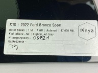 window rear side bodywork left Ford Bronco Sport 2020+ USA