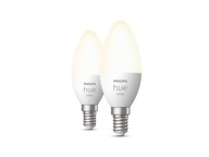 2x Żarówka LED Philips Hue 929003021102 E14 5,5 W 2 szt. Smart White
