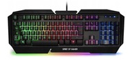 Klawiatura mechaniczna gamingowa podświetlana dla graczy RGB AZERTY