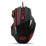 ESPERANZA MYSZ PRZEWOD. GAMING LED 7D OPT USB WOLF