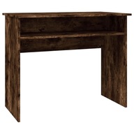 Písací stôl, dymový dub, 90x50x74 cm, materiál dre