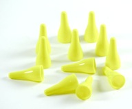 Hracie figúrky plast obyčajný - žltý - 100 ks.
