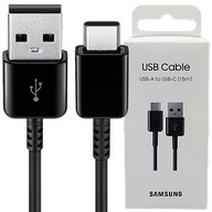 ORYGINALNY KABEL SAMSUNG USB - USB C 1,5m | SZYBKIE ŁADOWANIE | CZARNY