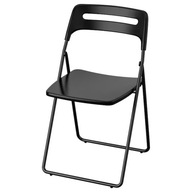 IKEA NISSE Skladacia stolička čierna